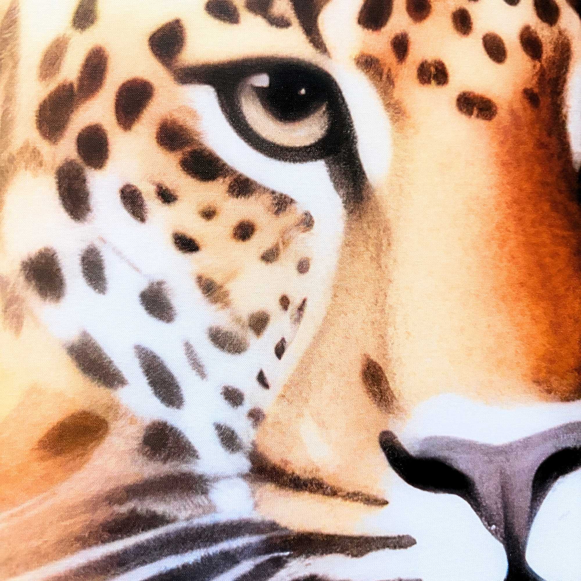 Textilná nálepka na stenu do detskej izby - Leopard